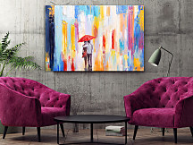 Obraz Láska v daždi 